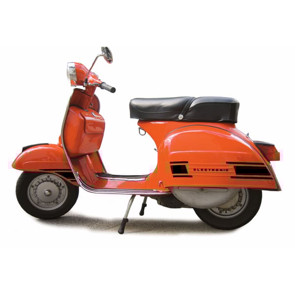 Aufkleberdekorset mit Motiv Electronic f�r Vespa Rally 200