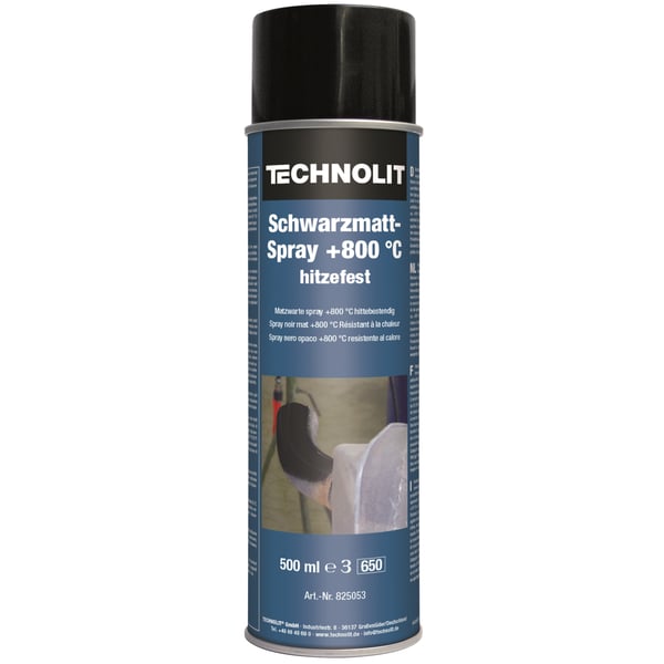 Auspufflack TECHNOLIT +800- schwarz matt 