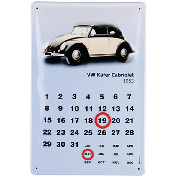 Blech-Kalender VW Collection VW Kfer - Cabriolet 1952 