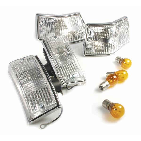 Blinker Kit STELLA vorne und hinten fr Vespa PX80-200-PE-Lusso-T5 fr Vespa PX80-200-PE-Lusso-T5