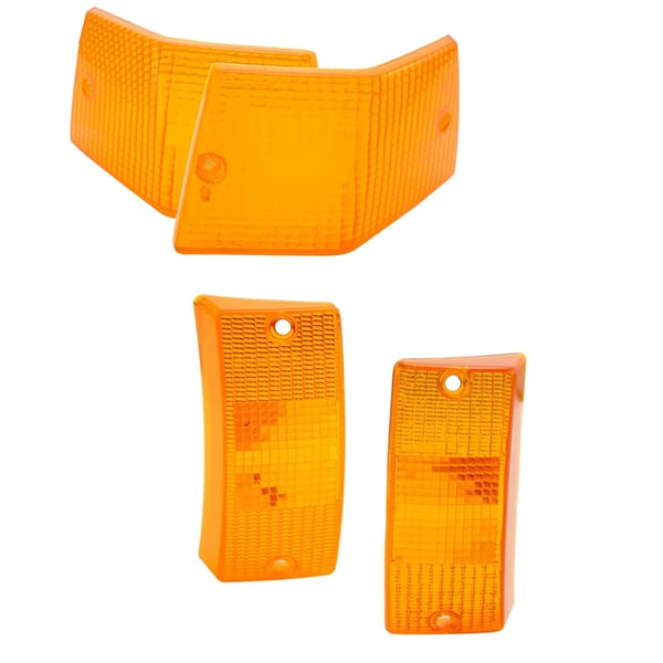 Blinkerglas Kit SIEM vorne und hinten f�r Vespa PX80-200-PE-Lusso-T5-LML Star-Deluxe-Stella