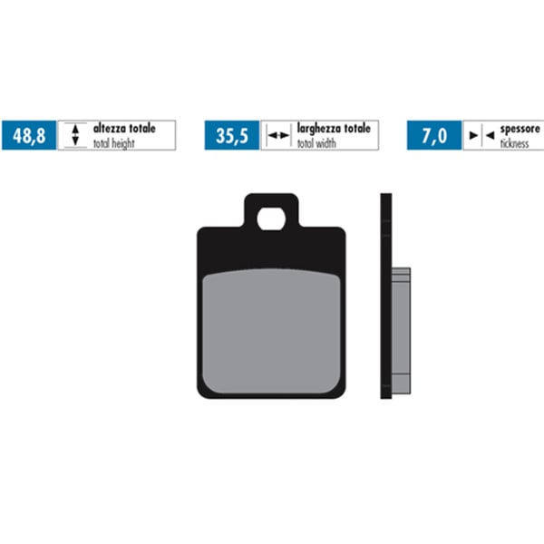 Bremsbel�ge POLINI Sintered S14 174-2014 
