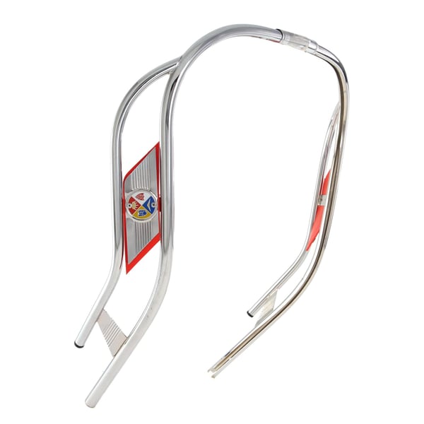 Doppelschlitzrohr CUPPINI Beinschild f�r Vespa 125 GT-GTR-Super-TS-150 Sprint-V-Super