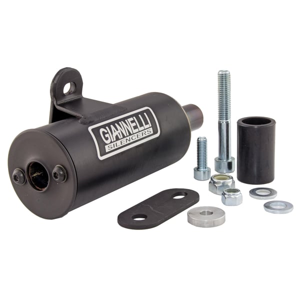 Endschalld�mpfer GIANNELLI Vintage- Stahl- Farbe (ESD): schwarz f�r LML Star-Star Deluxe 125-150-200 4T