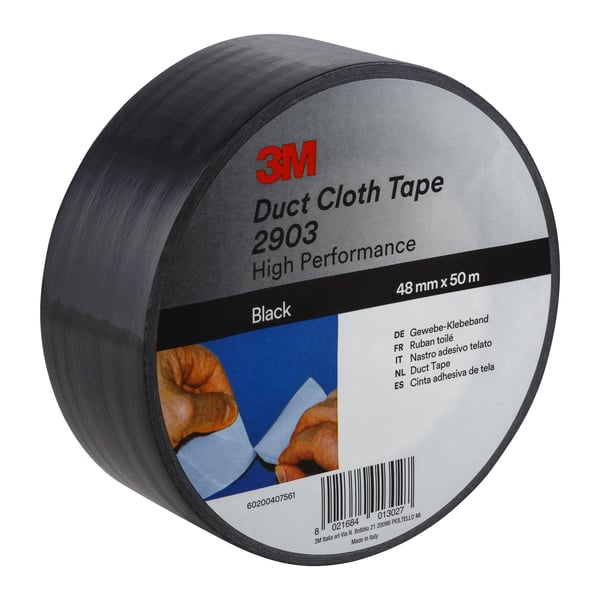 Gewebeklebeband 3M 2903 schwarz 