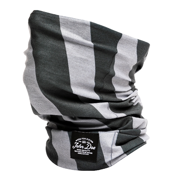 Halstuch JOHN DOE Stripes Black Grey 