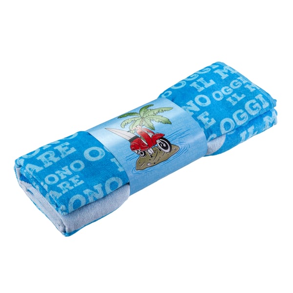 Handtuch VESPA Motiv Oggi Sono Il Mare Gr�sse: 75x150cm 