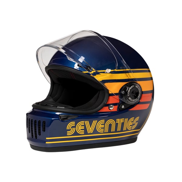 Helm 70-S GT - Gran Turismo- blau- Gr- M- 57-58 cm Integralhelm