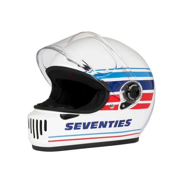 Helm 70-S GT - Gran Turismo- weiss- Gr- L- 59-60 cm Integralhelm