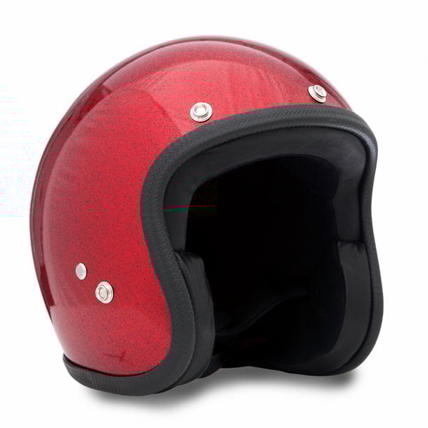 Helm 70-S METAL FLAKES- feuerrot- Gr- S- 55-56 Jethelm