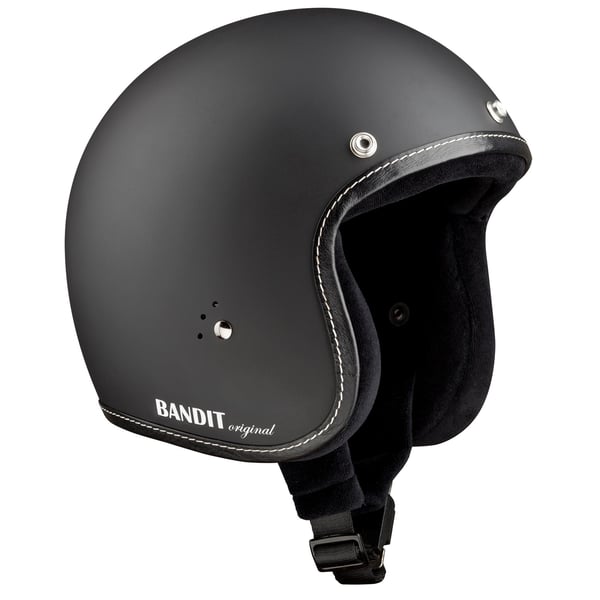 Helm BANDIT PREMIUM- schwarz matt- Gr- XS- 53-54cm Jethelm