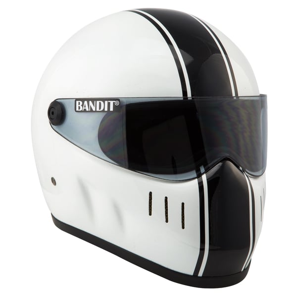 Helm BANDIT XXR Classic- weiss-schwarz- Gr- S- 55-56cm Integralhelm