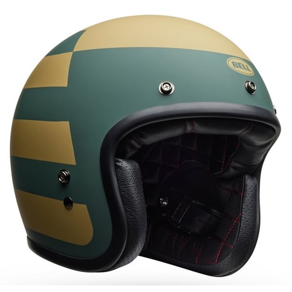 Helm BELL Custom 500 Parlor- gr�n-gold matt- Gr- L- 59-60cm Jethelm