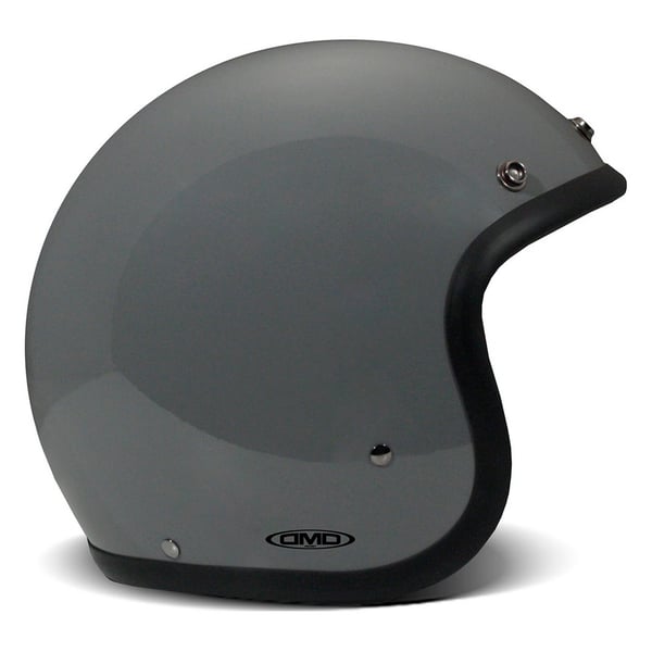 Helm DMD RETRO Crayon Grey- grau gl�nzend- Gr- M- 56-57cm Jethelm