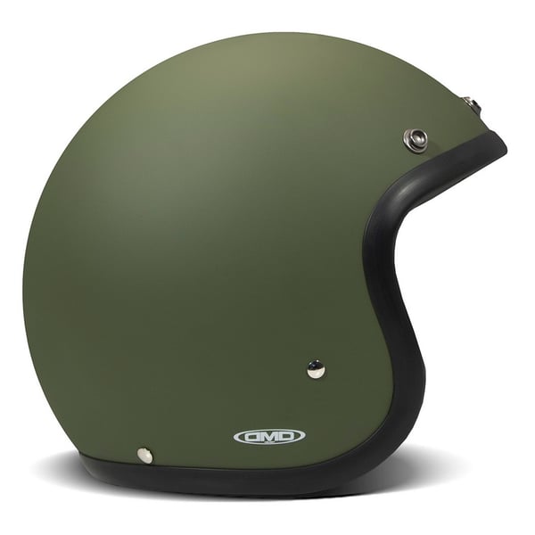 Helm DMD RETRO- gr�n matt- Gr- M- 56-57cm Jethelm