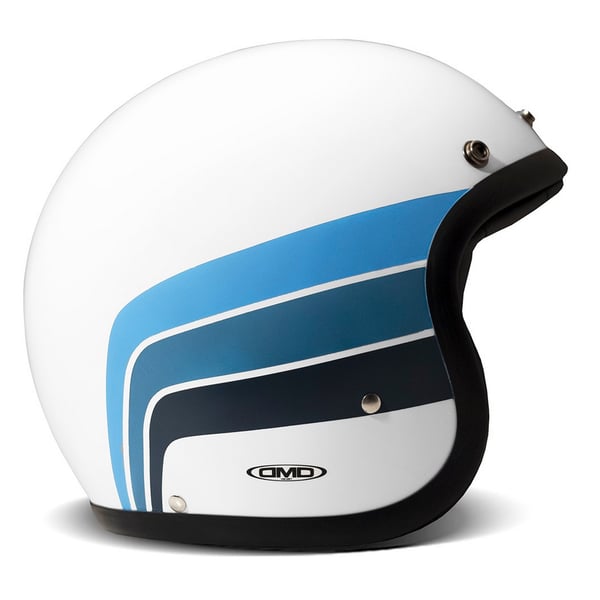 Helm DMD RETRO Olympus- weiss gl�nzend- Gr- L- 58cm Jethelm