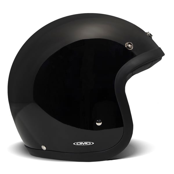 Helm DMD RETRO- schwarz gl�nzend- Gr- XL- 59-60cm Jethelm