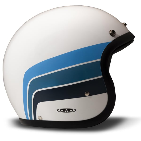 Helm DMD Vintage Olympus- weiss matt- Gr- L- 58cm Jethelm