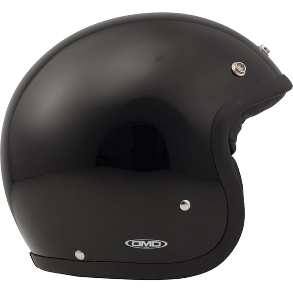 Helm DMD Vintage Solid Black- schwarz-gl�nzend- Gr- L- 58cm Jethelm