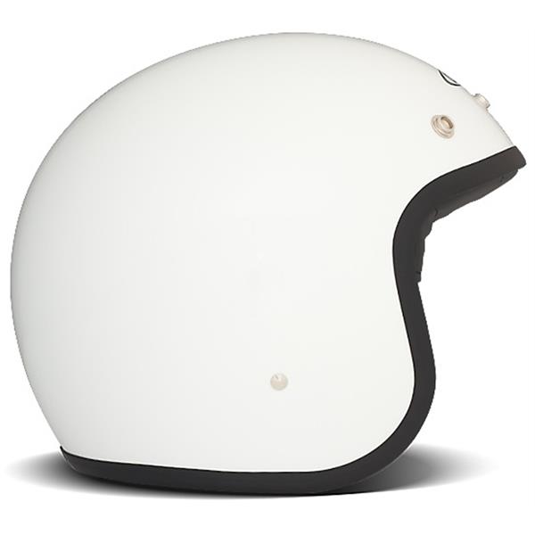 Helm DMD Vintage Solid White Jethelm Jethelm