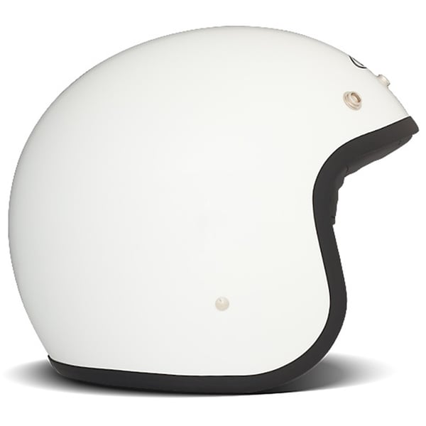 Helm DMD Vintage Solid White- weiss gl�nzend- Gr- S- 55cm Jethelm