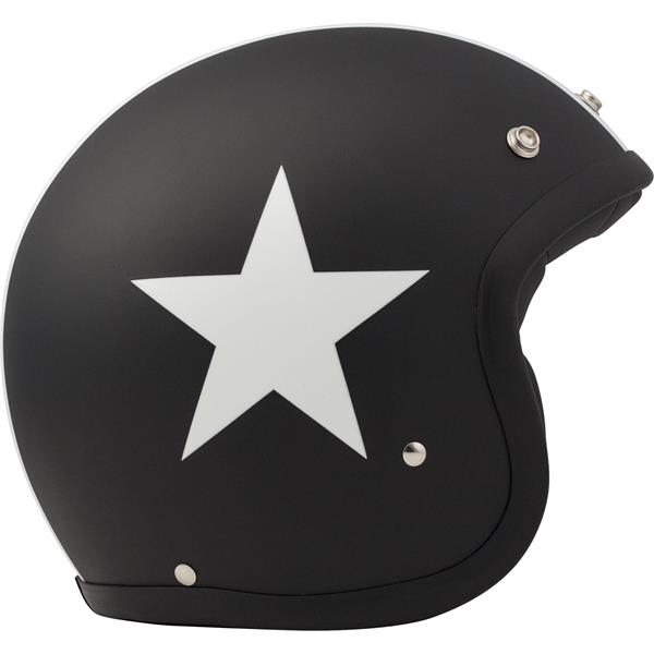 Helm DMD Vintage Star Black Jethelm Jethelm