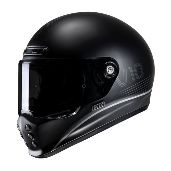 Helm HJC V10 TAMI- schwarz-grau- Gr- XS- 54-55 cm Integralhelm