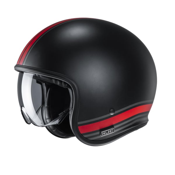 Helm HJC V30 Senti MC1SF- schwarz matt- Gr- XS- 53-54cm Jethelm