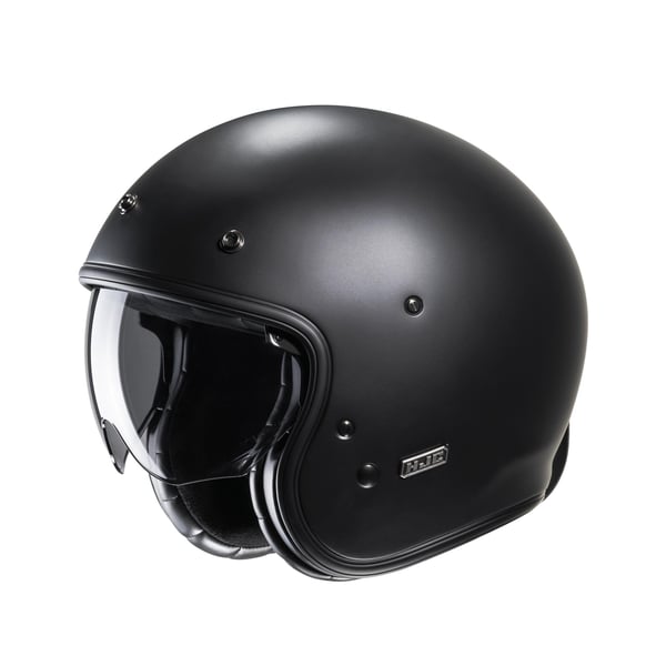 Helm HJC V31 Solid- schwarz matt- Gr- XL- 60-61 cm Jethelm