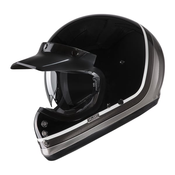 Helm HJC V60 SCOBY MC5- schwarz-grau- Gr- S- 55-56 cm Crosshelm