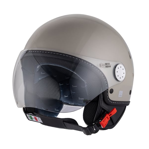 Helm PIAGGIO Vespa Demi Jet Langhe- beige- Q01- Gr- XL- 61cm Jethelm