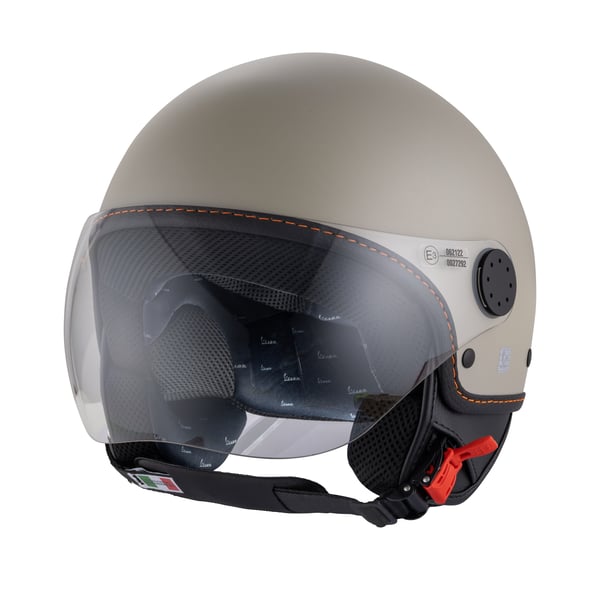 Helm PIAGGIO Vespa Demi Jet Langhe- beige-Q03- Gr- M- 57-58cm Jethelm
