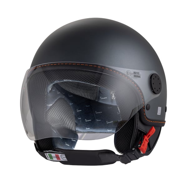 Helm PIAGGIO Vespa Demi Jet Langhe- grau-titanium- 707-C- Gr- L1- 59cm Jethelm