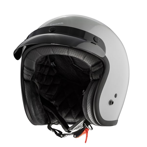 Helm PIAGGIO Vespa Versilia- grau gl�nzend- Gr- XL- 61cm Jethelm