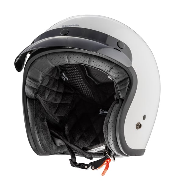 Helm PIAGGIO Vespa Versilia- weiss gl�nzend- Gr- XL- 61cm Jethelm