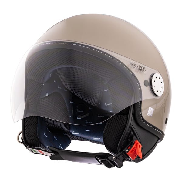 Helm PIAGGIO Vespa Visor 4-0- beige gl�nzend- Avvolgente- Gr- XS- 53-54cm Jethelm