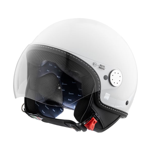 Helm PIAGGIO Vespa Visor 4-0- weiss gl�nzend- Montebianco 544- Gr- XL- 61-62cm Jethelm