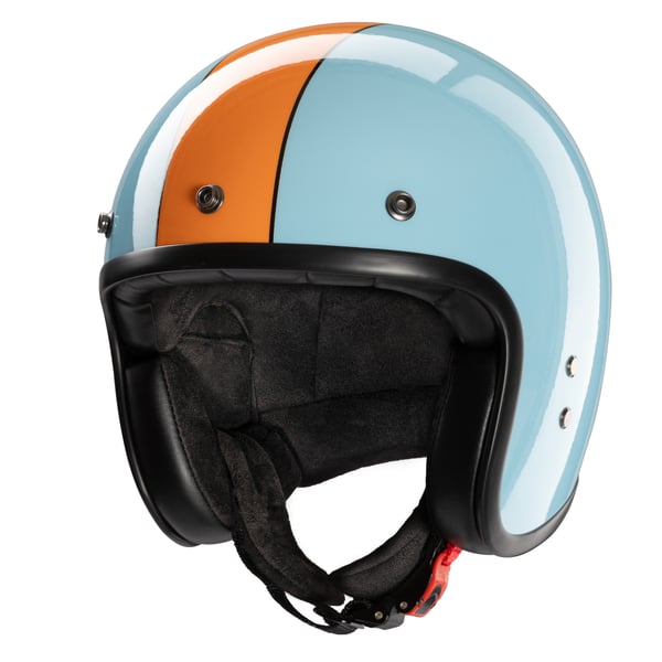 Helm REDBIKE RB 801 GASOLINE- hellblau-orange- Gr- M- 57-58 Jethelm