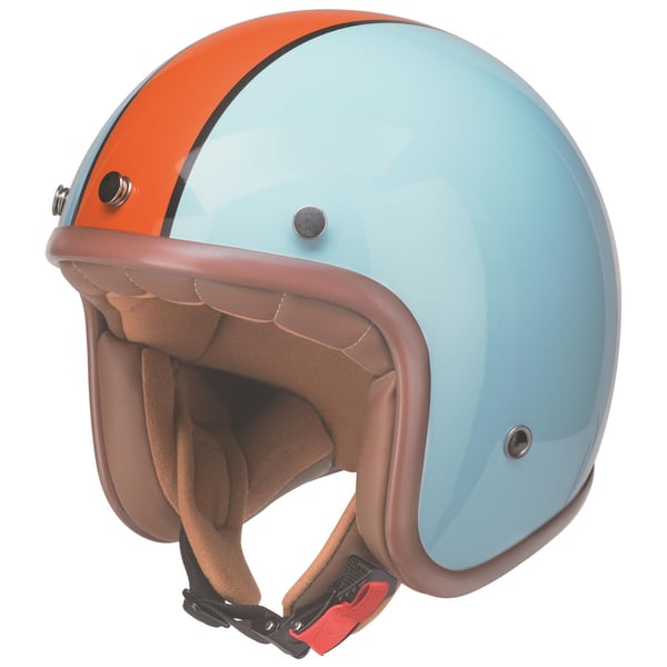 Helm REDBIKE RB764- hellblau-orange- Gr- XS- 53-54cm Jethelm