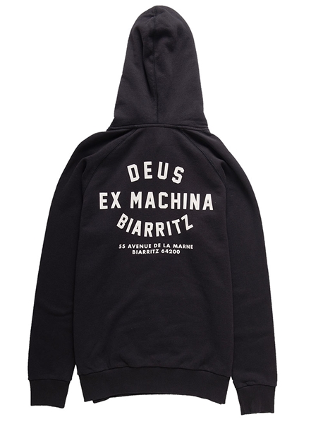 Kapuzen-Sweatshirt-Hoodie DEUS Biarritz Address Grsse: S fr Mnner fr Mnner