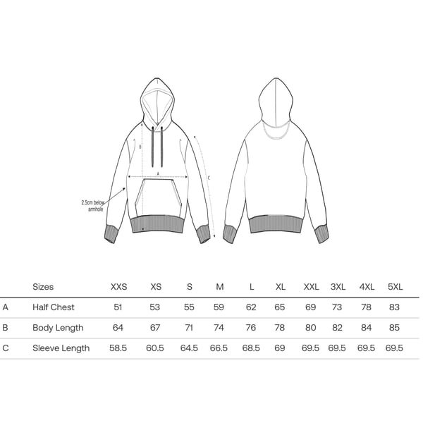 Kapuzen-Sweatshirt-Hoodie SIP mit Herz aus Vespa Seitenhauben Gr�sse: XL Unisex