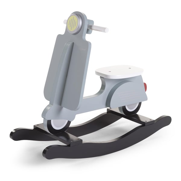 Kinder Schaukel CHILDHOME mit Motiv Vespa Motorroller hellgrau 