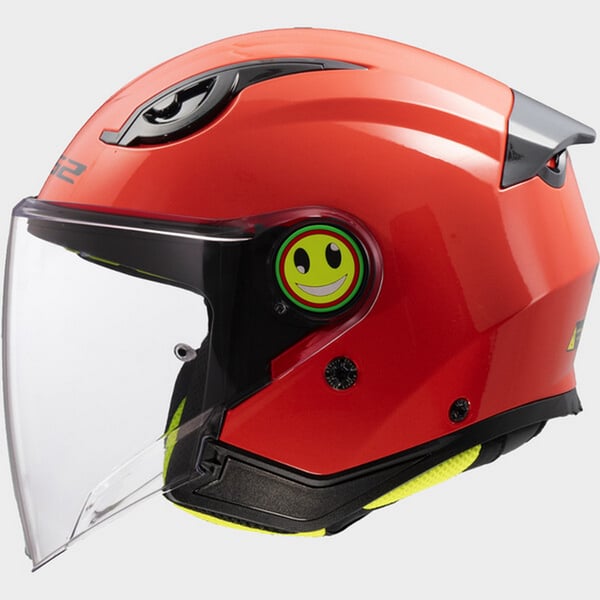 Kinderhelm LS2 Funny II- rot- Gr- S- 47-48cm Jethelm