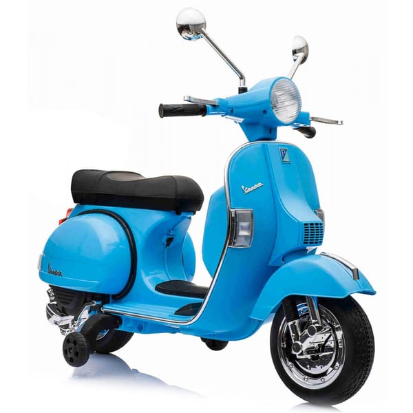 Kinderroller Vespa PX elektrisch 12V blau 