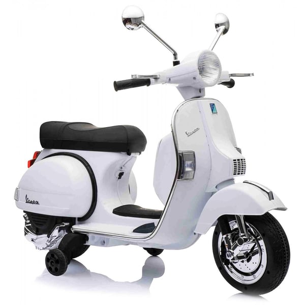 Kinderroller Vespa PX elektrisch 12V weiss 