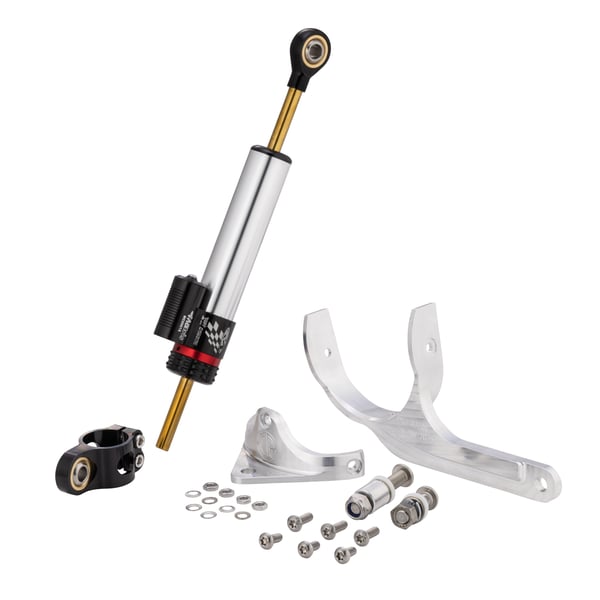 Lenkungsd�mpfer CTP 2-0 schwarz-silber f�r Vespa 150 VBB