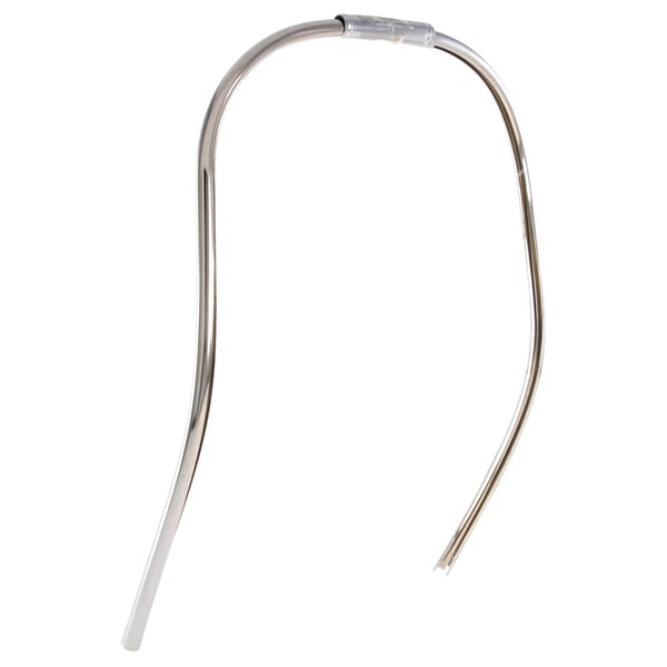 Monoschlitzrohr CUPPINI Beinschild f�r Vespa PX80-200-PE-Lusso-T5 Classic