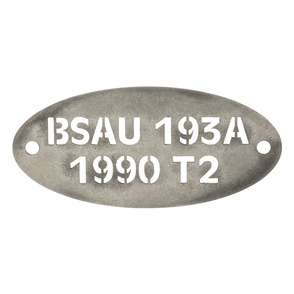 Plakette MR PARTS und STYLE -BSAU 193A 1990 T2- 