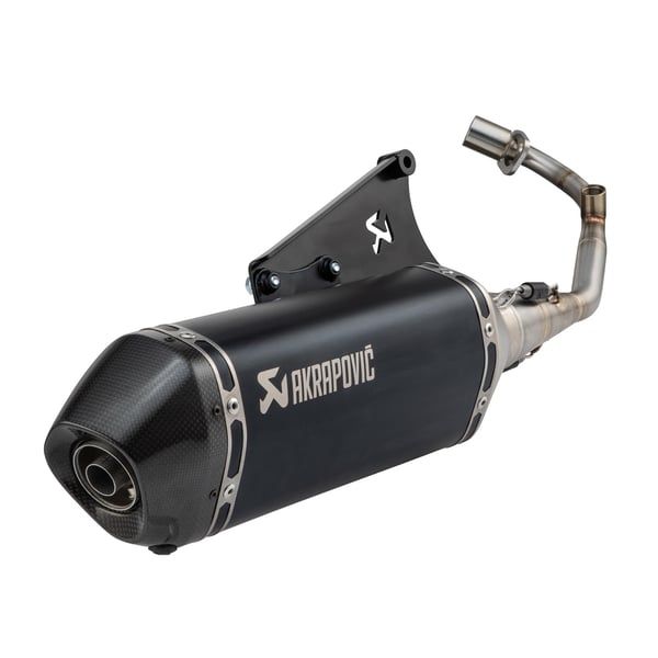 Rennauspuff AKRAPOVIC Black Edition Komplettanlage S-VE125R2-HZBL f�r Vespa-PIAGGIO Primavera-Sprint-Fly-Liberty 3V iGet 125-150ccm