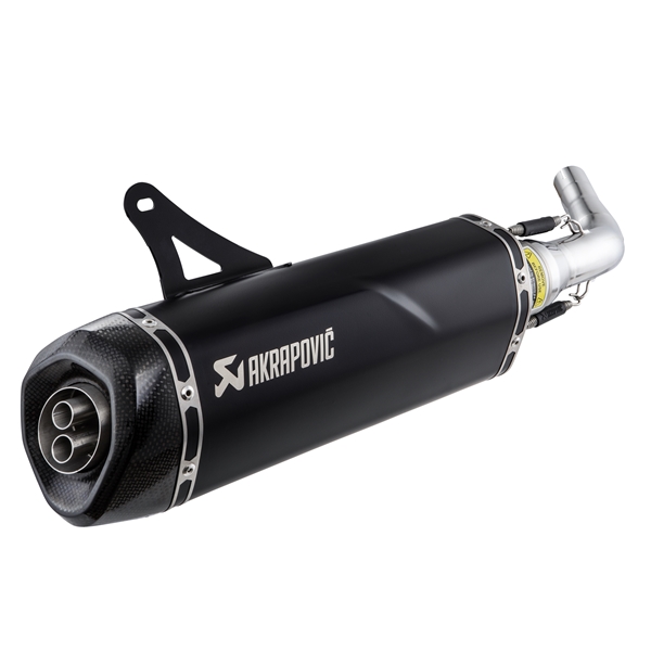 Rennauspuff AKRAPOVIC SLIP-ON Black Edition 2020 fr Vespa GTS-GTS Super-GTV-GT 60 125-300ccm i-e- 4T LC Euro3-Euro4 fr Vespa GTS-GTS Super-GTV-GT 60 125-300ccm i-e- 4T LC Euro3-Euro4